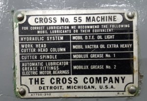 Cross Model 55 Universal Gear Chamfering Machine For Sale