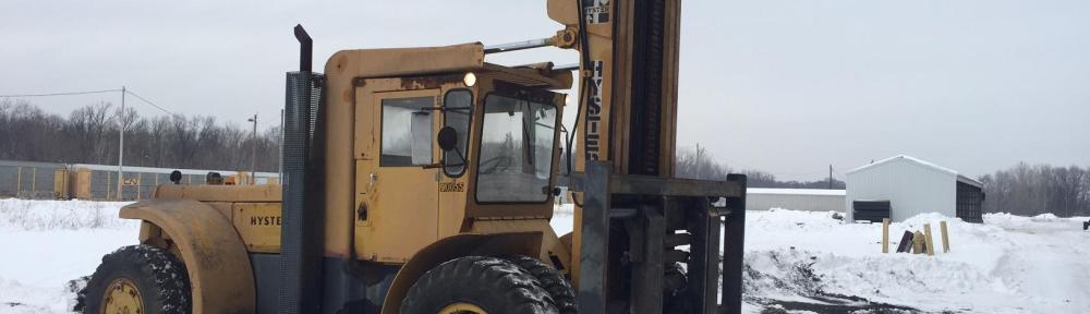 40,000lb. Capacity Hyster Air-Tire Forklift For Sale