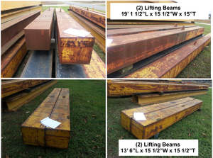 gantry lifting beams and runway for sale