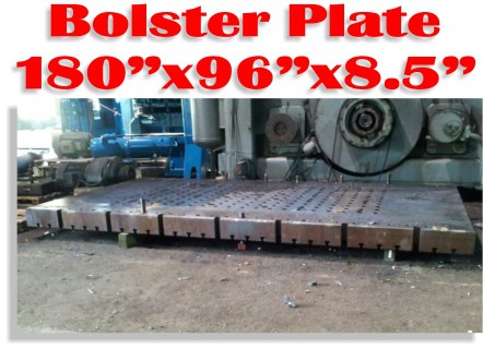 Bolster Plate 180 x 96 x 85 T-Slots 1