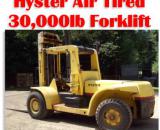 30,000lbs. Hyster H300-A Air-Tired Forklift 1