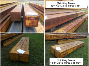 gantry lifting beams and runway for sale