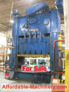 500 Ton Minster Metal Stamping Punch Press For Sale 