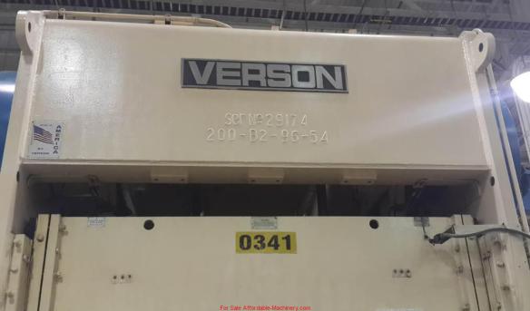 150 Ton Verson OBI Metal Stamping Punch Press For Sale