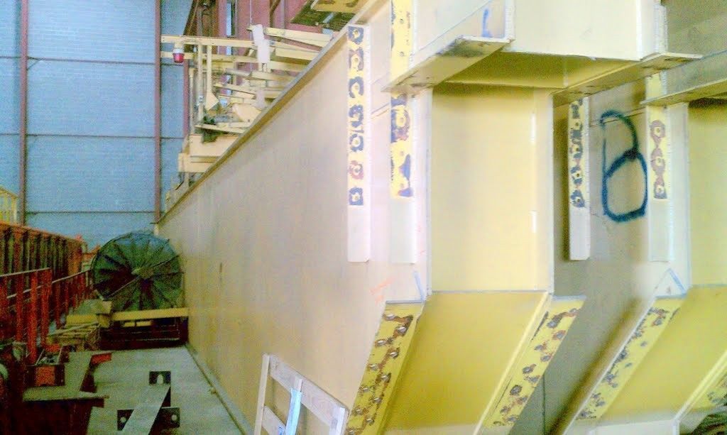 200 Ton Whiting Overhead Bridge Crane with 50 Ton Auxiliary Hook For Sale