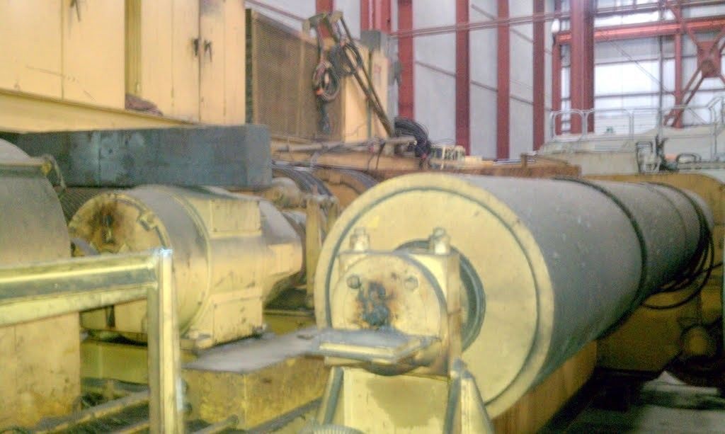 200 Ton Whiting Overhead Bridge Crane with 50 Ton Auxiliary Hook For Sale