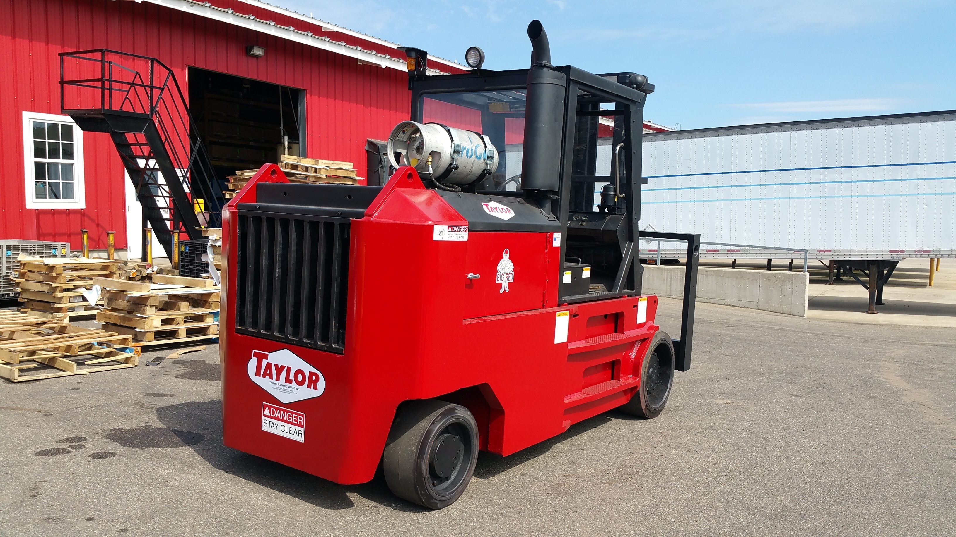 30,000lb. Capacity @ 36" Load Center Taylor Hard-Tire Forklifts (3 Available) For Sale