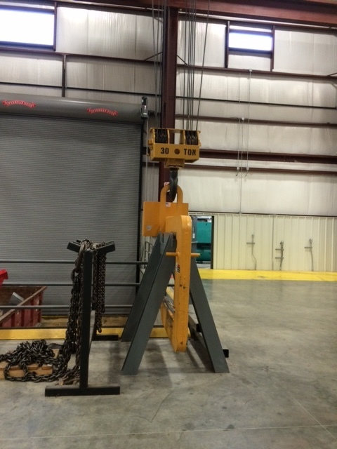 30 Ton P & H Overhead Bridge Crane with 100' Span For Sale