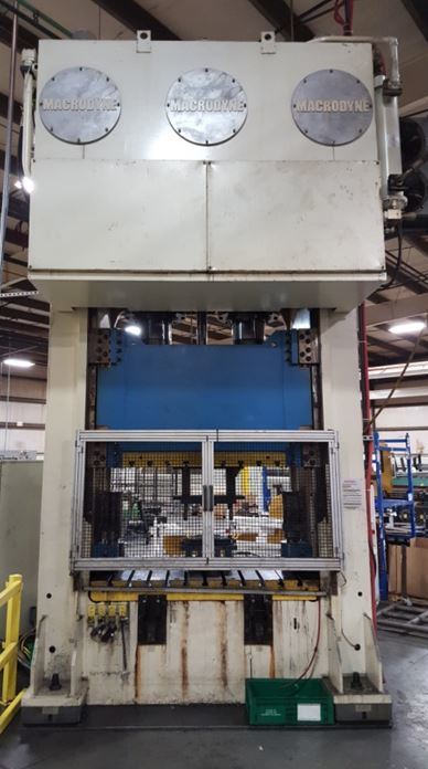 400 Ton Macrodyne Hydraulic Punch Press (Two Available) For Sale