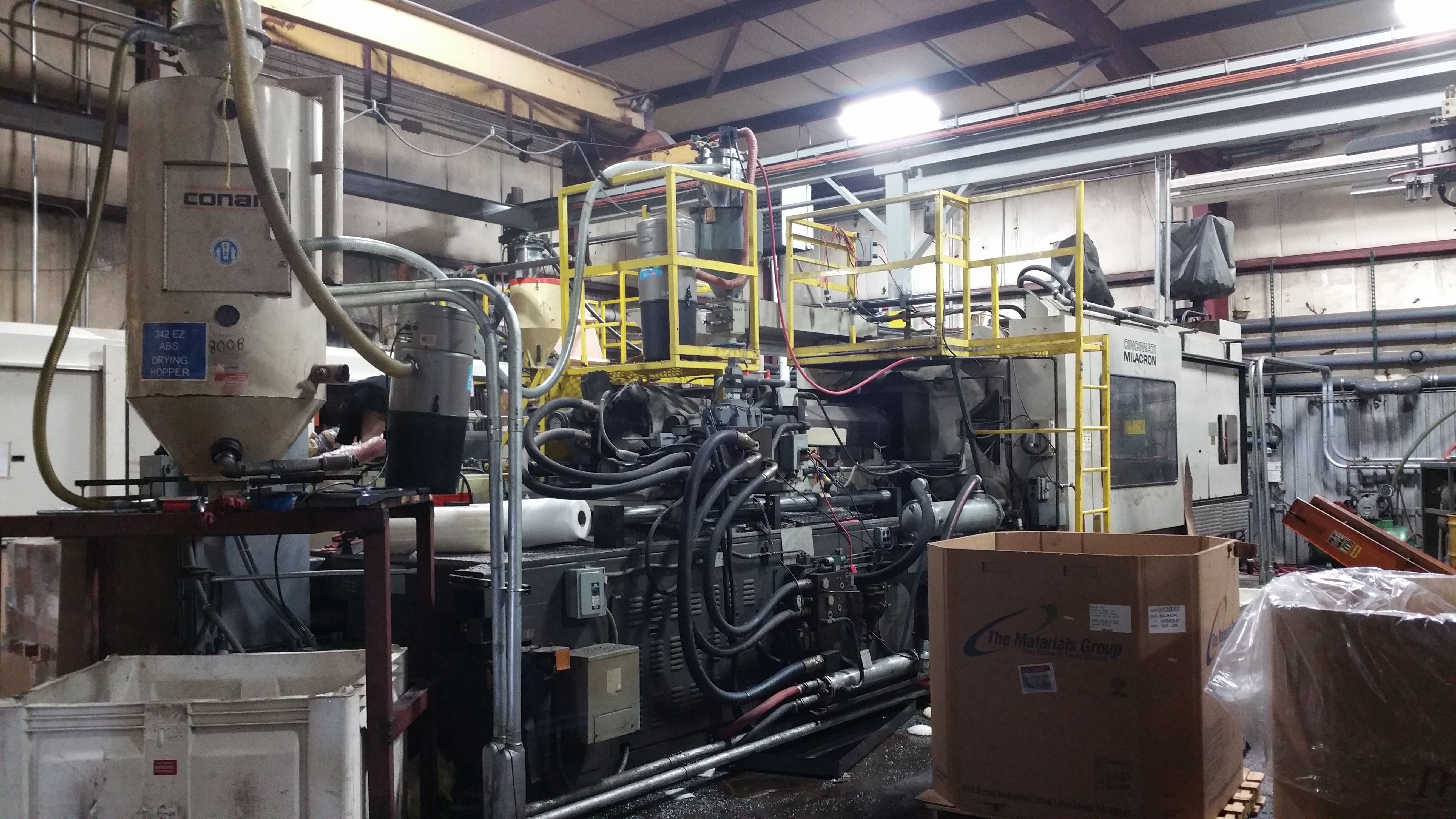 850 Ton Capacity Cincinnati Injection Molding Machine For Sale 850tCincinnatiIMM91