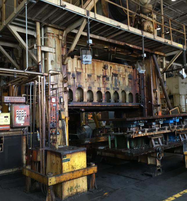 1,600 Ton Verson Straight Side Press For Sale