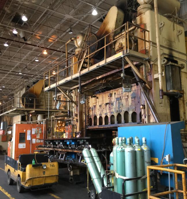 1,600 Ton Verson Straight Side Press For Sale