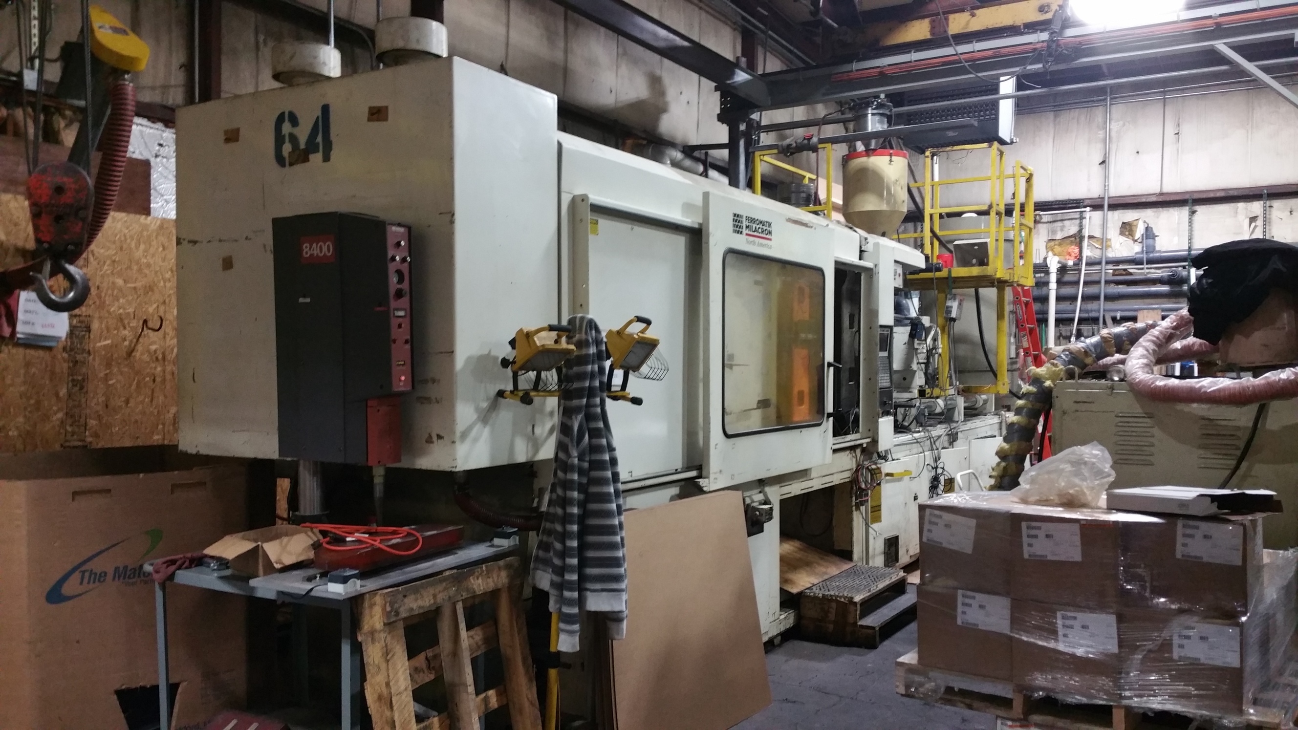 500 Ton Capacity Cincinnati Plastic Injection Molding Machine For Sale 500tCincinnatiIMM