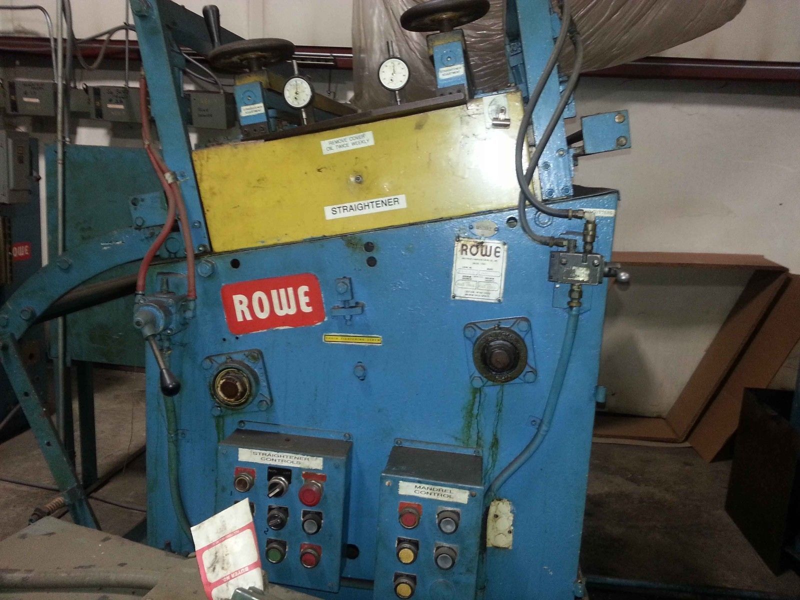 10,000lb. Capacity Rowe Servo Feedline For Sale