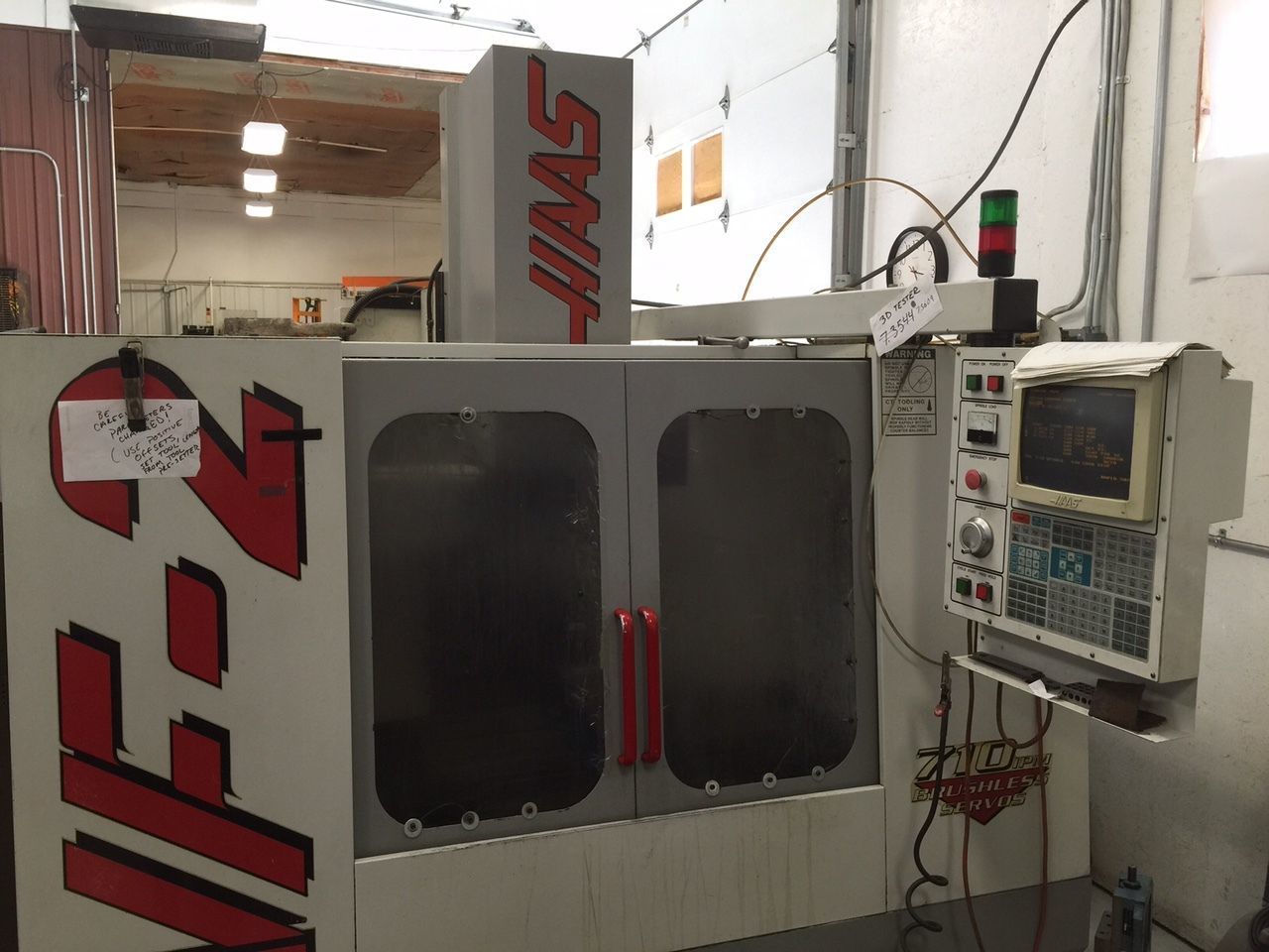 Haas VF-2 Vertical CNC Mill Machining Center For Sale HaasVF-2VMC