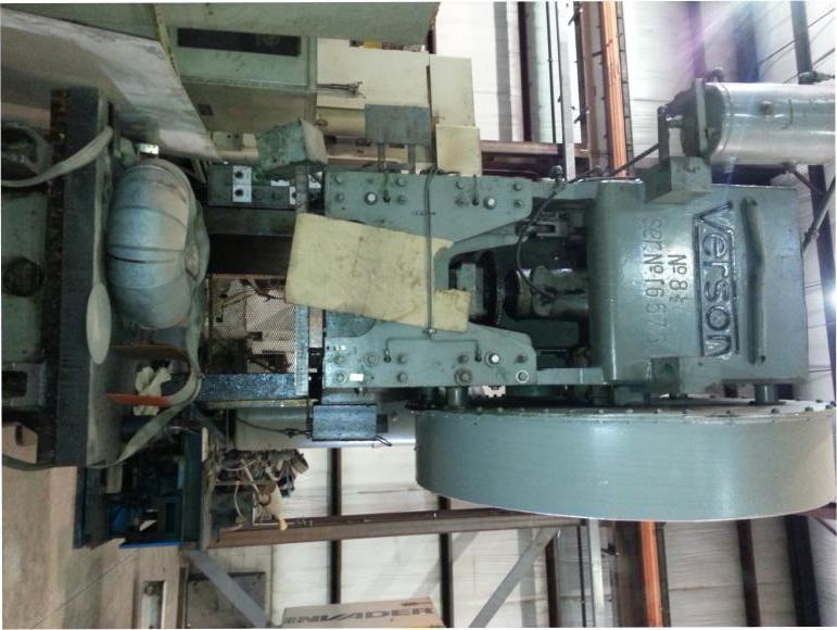 150 Ton Verson No. 8 Punch Press For Sale