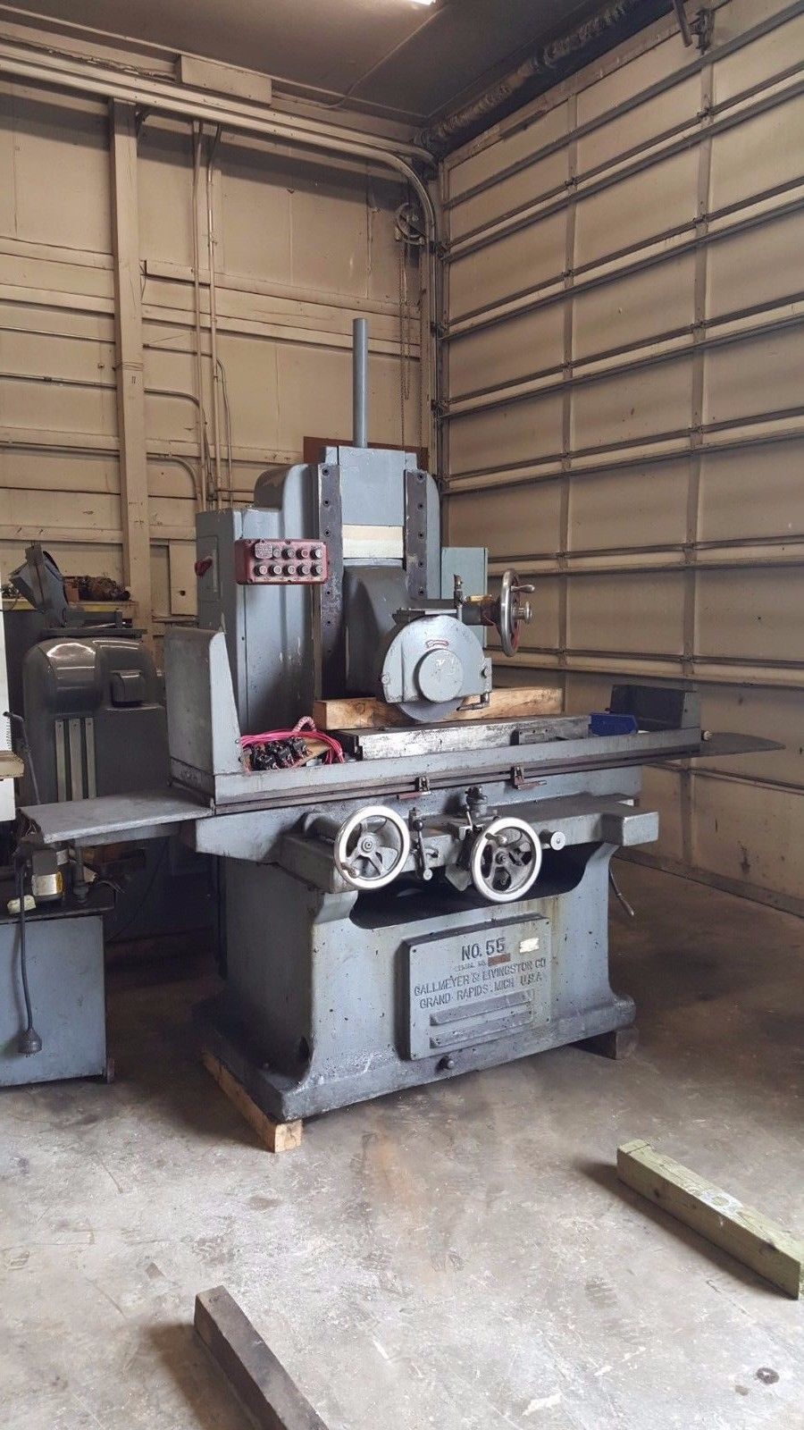 Gallmeyer & Livingston Hydraulic Surface Grinder For Sale GallmeyerLivingstonHydSGrinder55