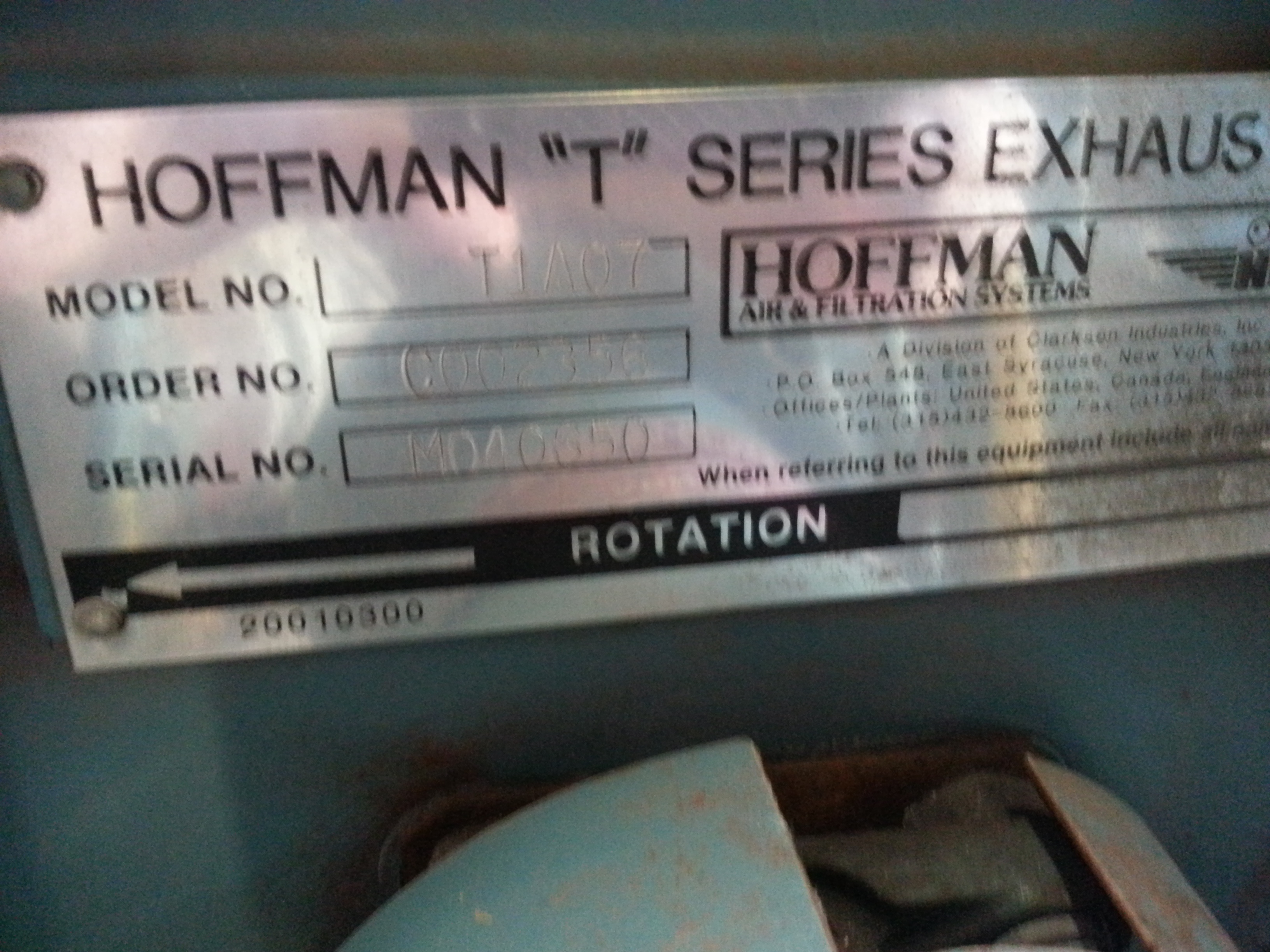 Hoffman Vacuum with HEPA Attachment For Sale