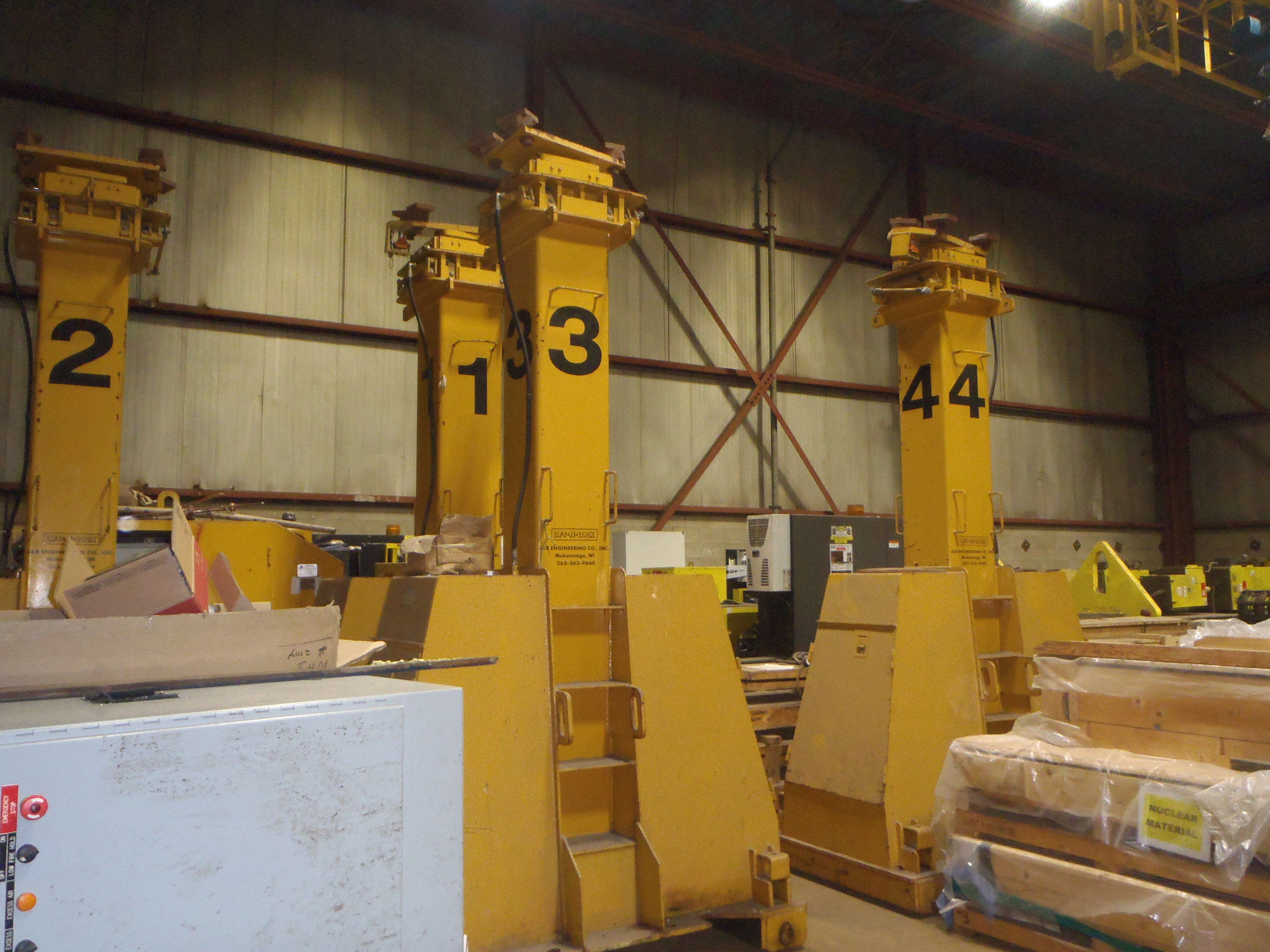 220 Ton J & R Lift-N-Lock Hydraulic Gantry For Sale 200 Ton Metric 220tLiftNLockHydGC