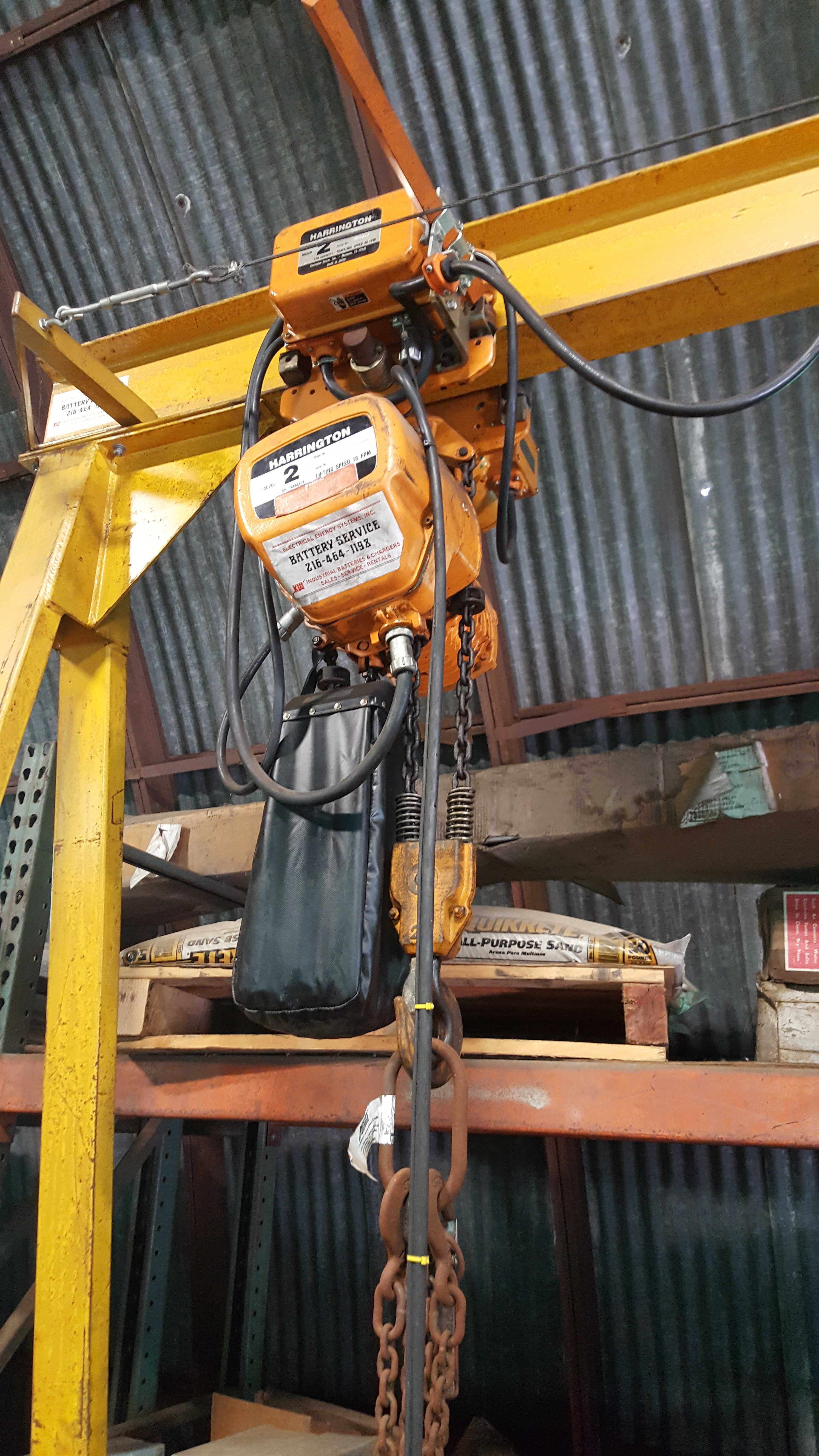 ​Harrington A-Frame Crane For Sale