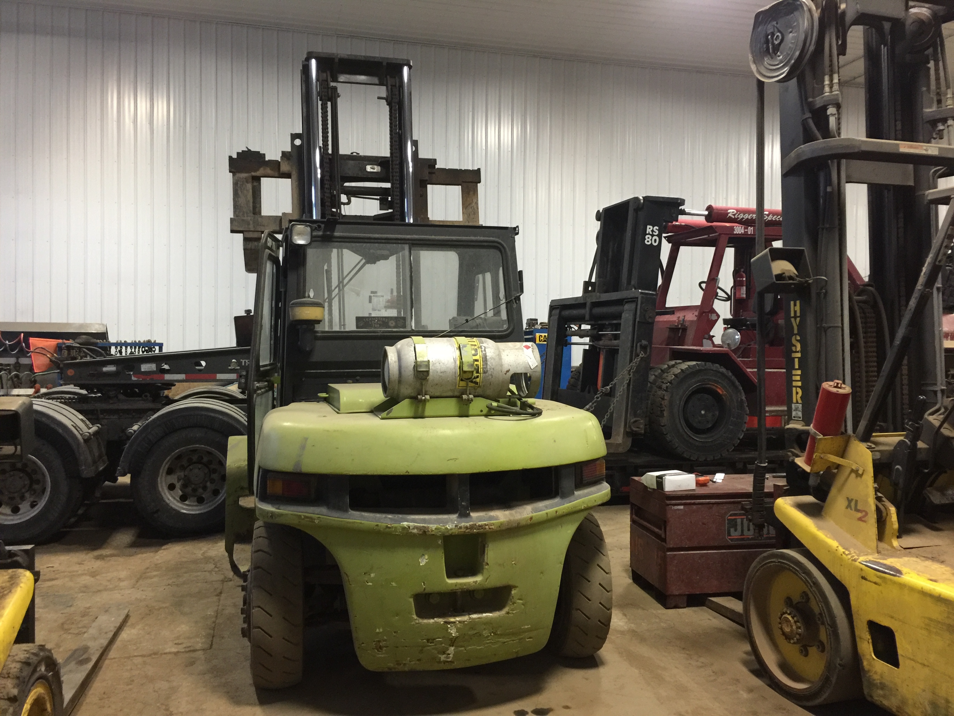 15,500lb. Capacity Clark Air-Tired Forklift For Sale