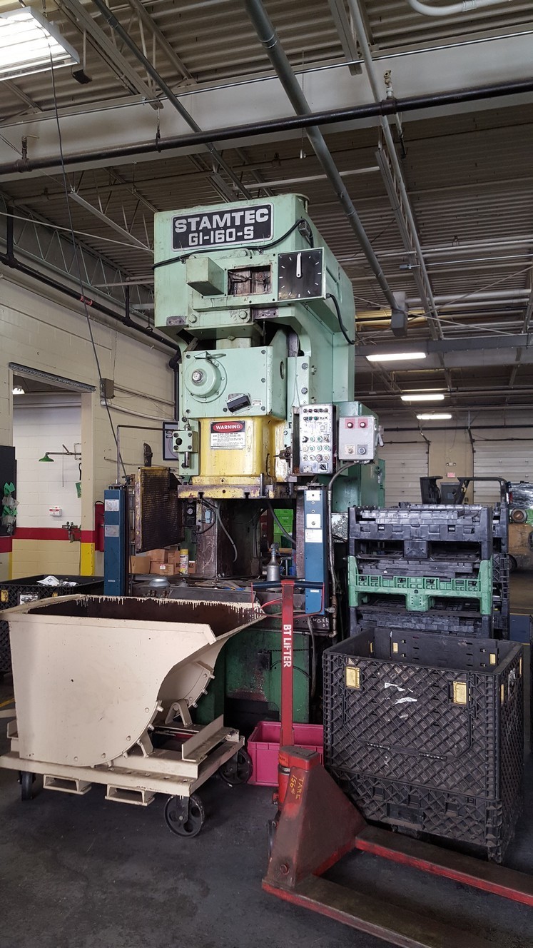 160 Ton Capacity Stamtec Press For Sale 160tStamtecPressFS