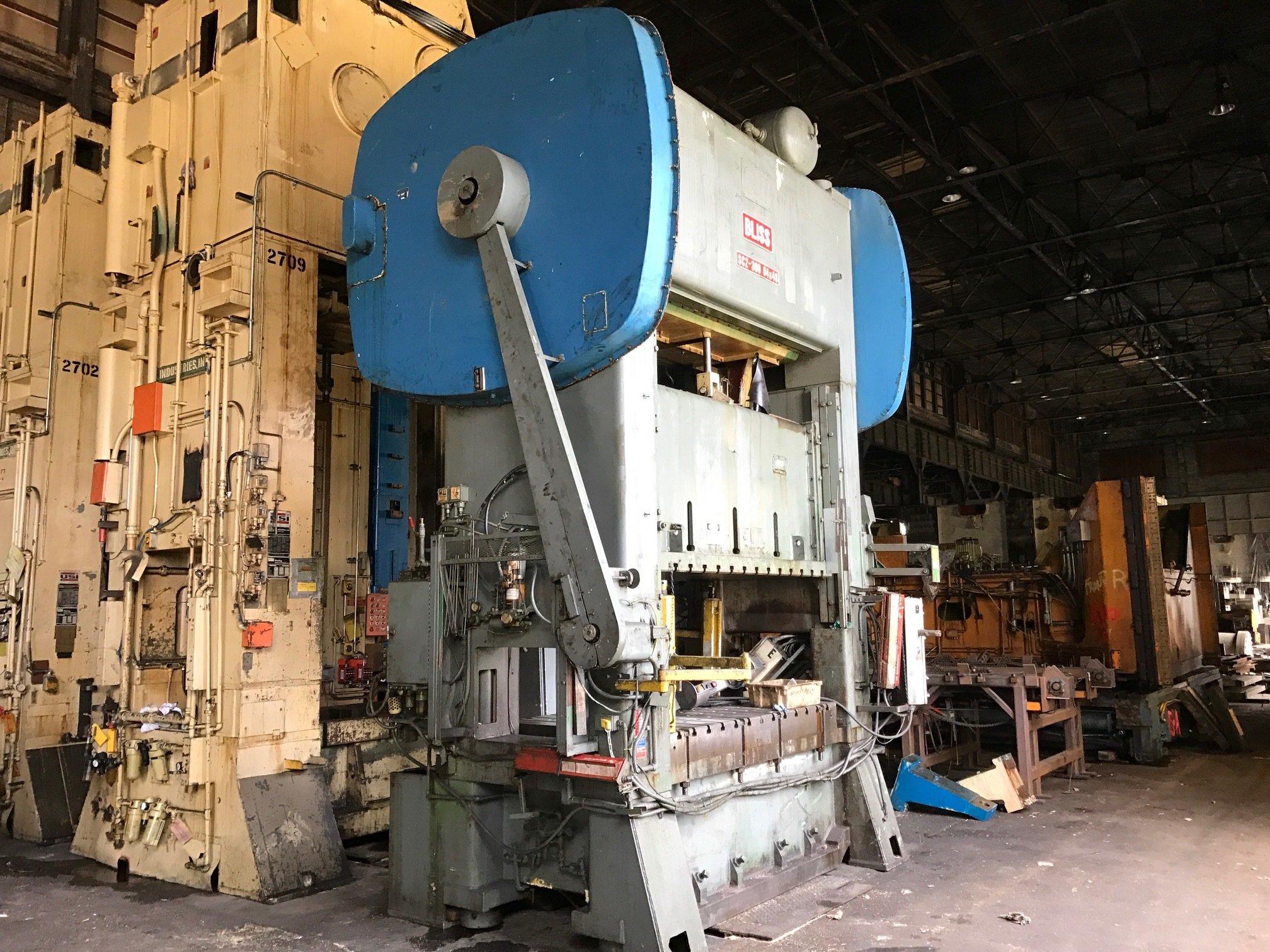 300 Ton Capacity Bliss Straight Side Press For Sale 300tCapBlissSSPressFS