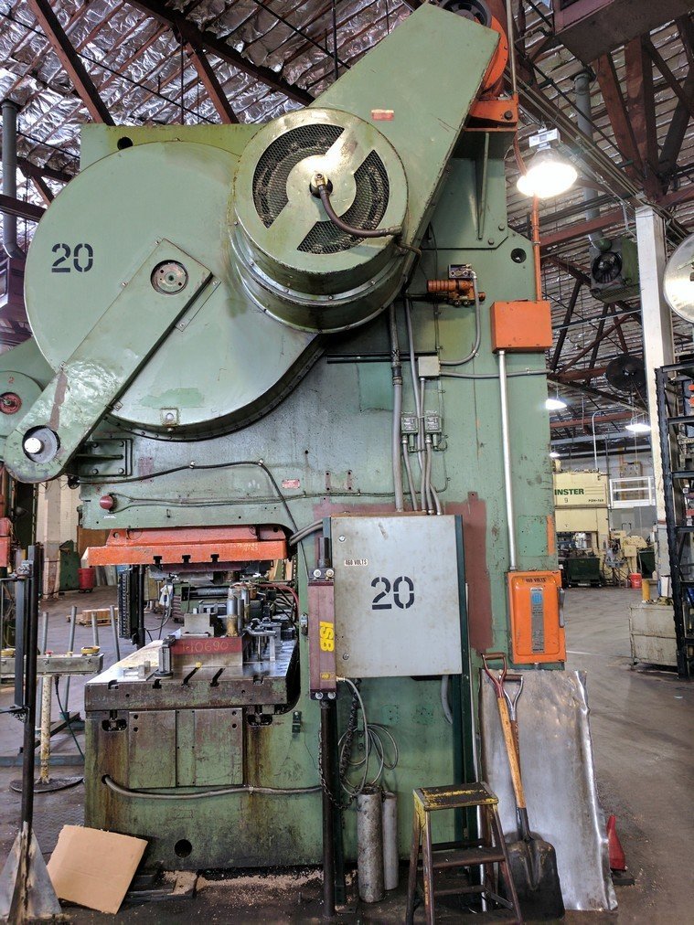 200 Ton Capacity Niagara Gap Frame Press For Sale