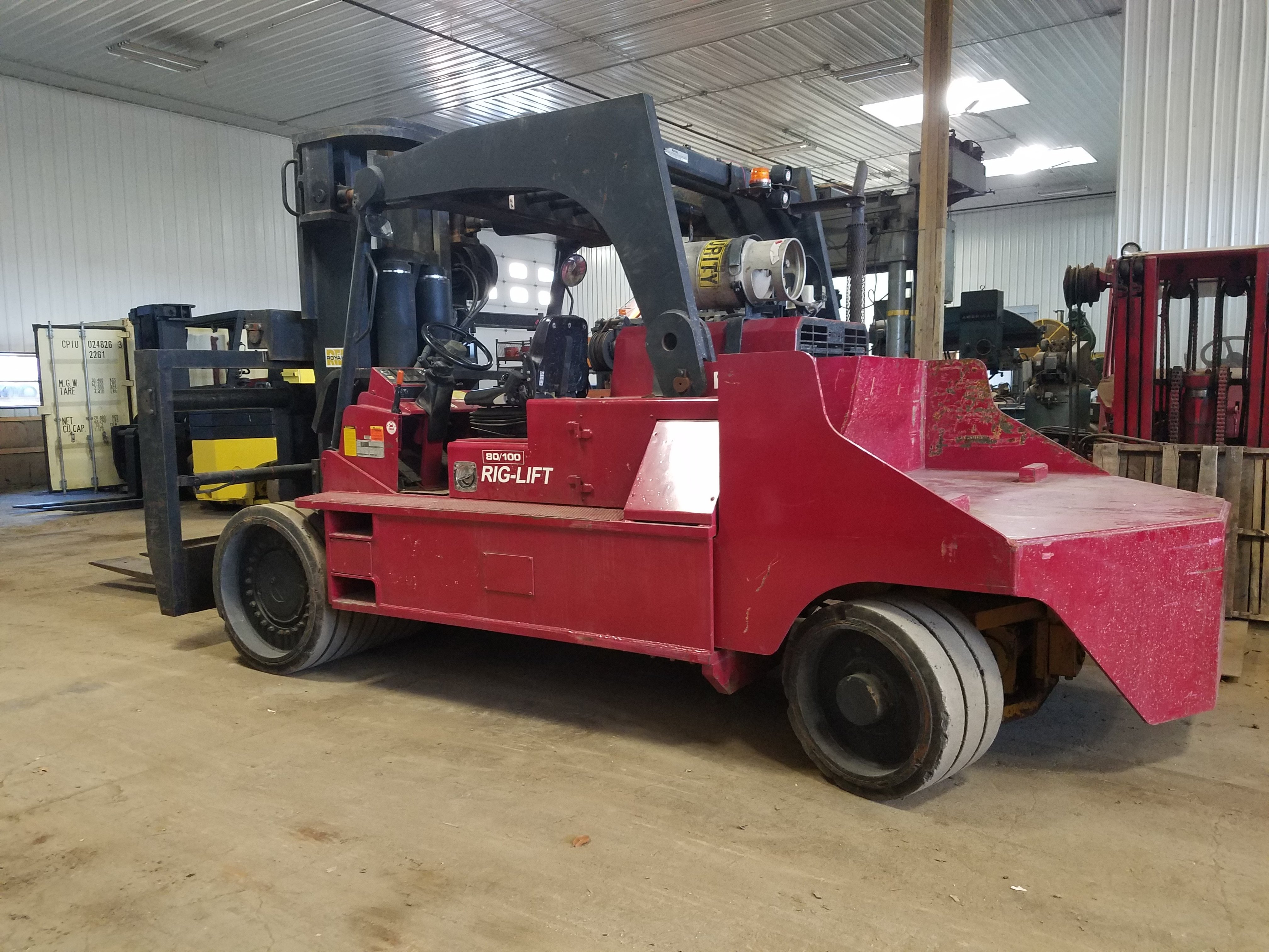 80,000lb to 100,000lb 80/100 Royal Rig-Lift Forklift For Sale 80/100CapRoyalRigLiftFS