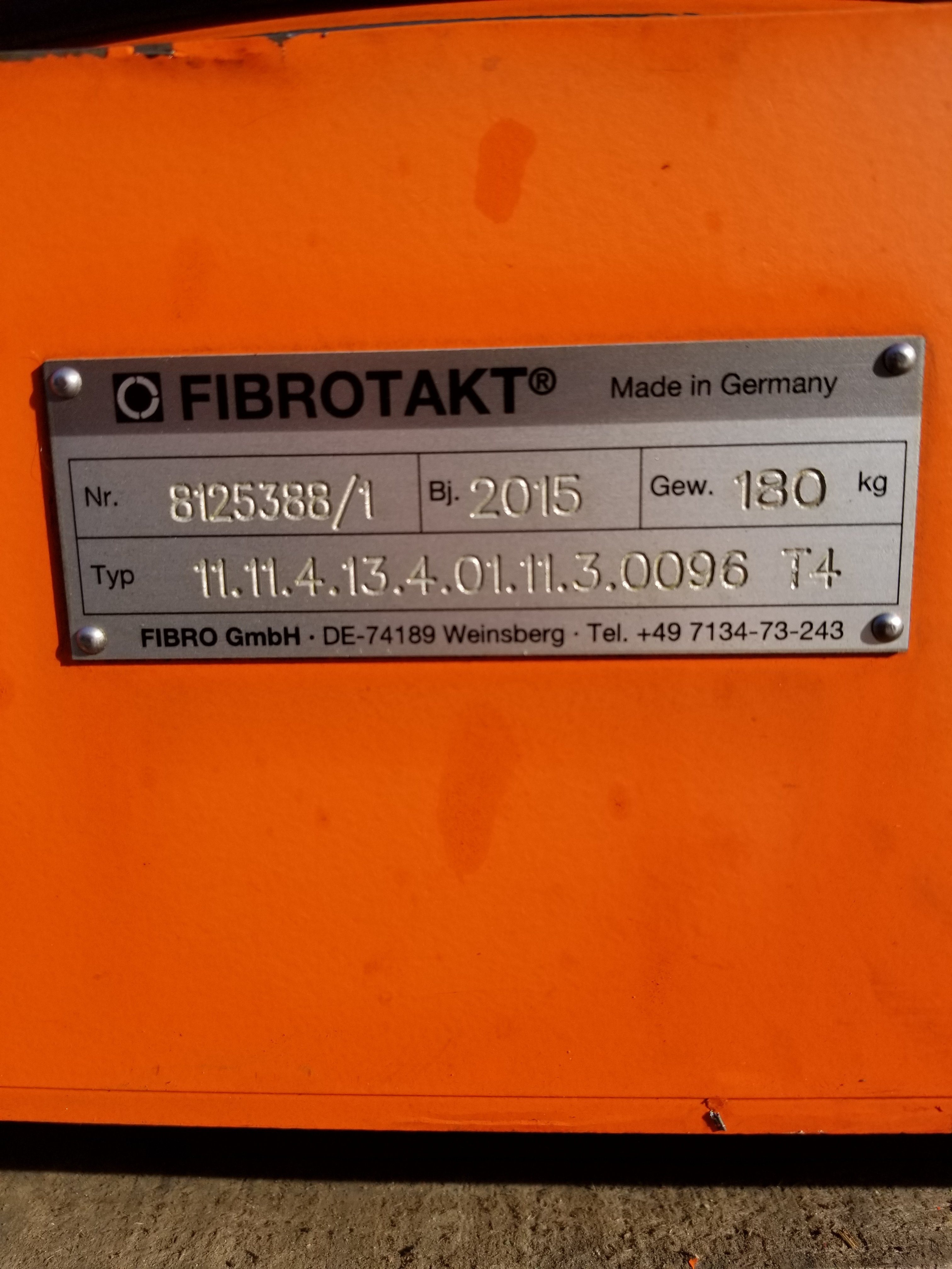 Fibrotakt Rotary Table For Sale