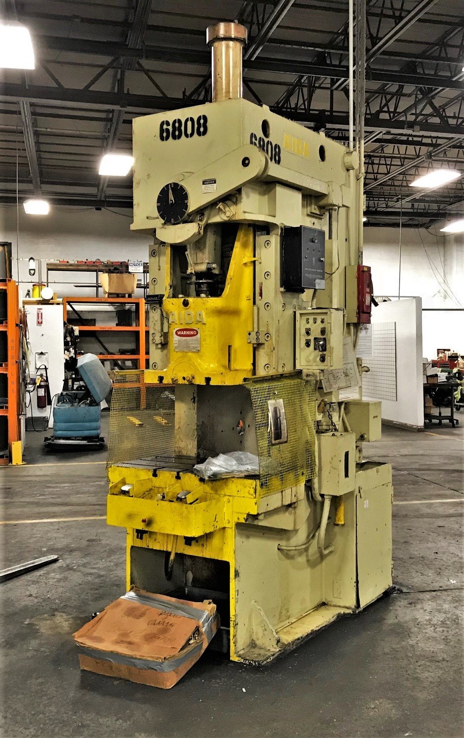 75 Ton Capacity Aida Single-Point Gap Frame Press For Sale