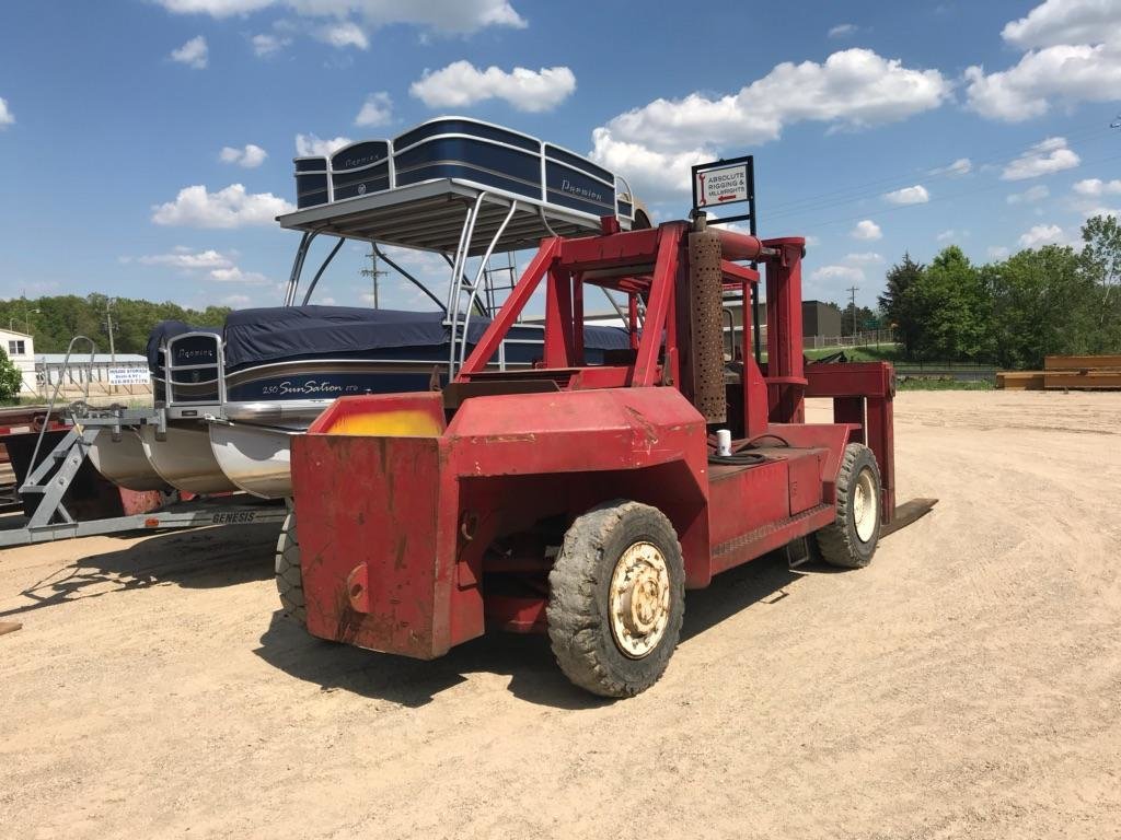 80,000 lb. Capacity Bristol Forklift - Low Base Weight - For Sale