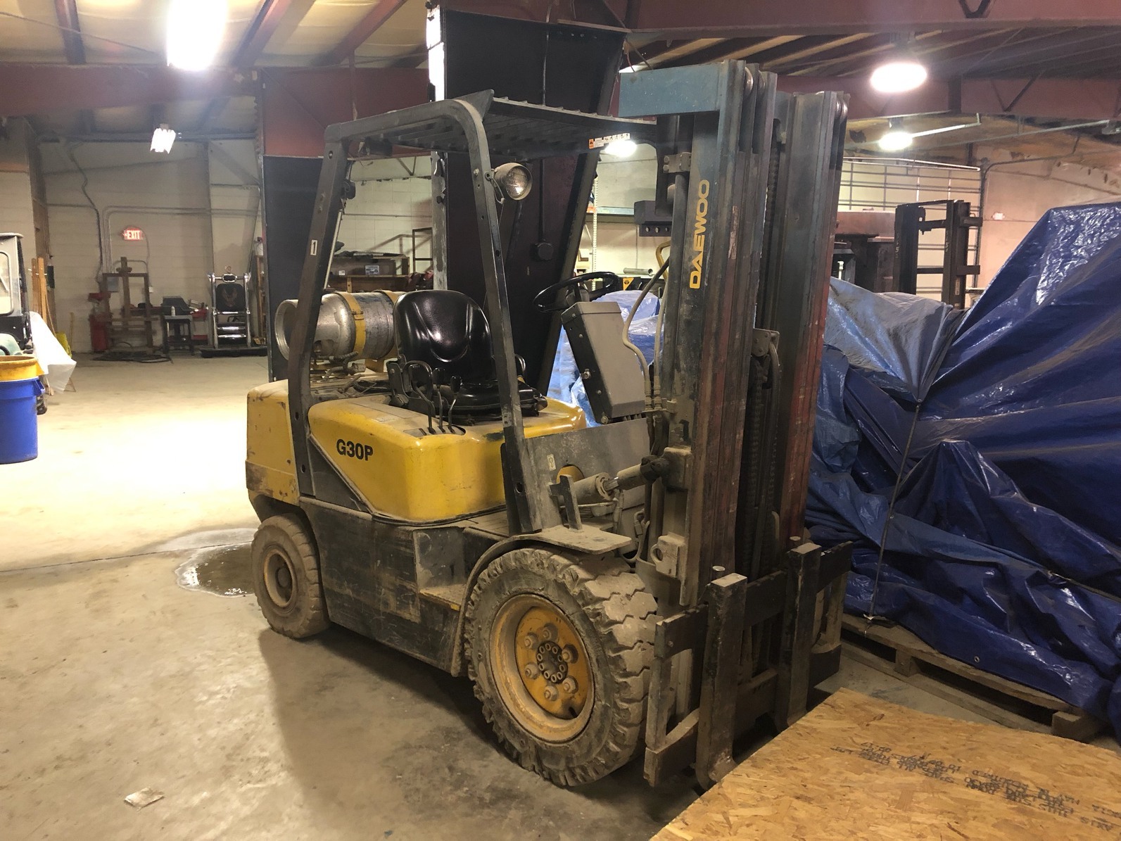 6,000 lb. Capacity Daewoo Forklift For Sale 6kCapDaewooFLFS