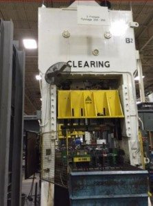 350 Ton Clearing Straight Side Press For Sale!