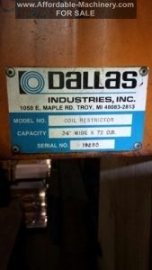 30,000lb. Dallas Coil Reel and Coil Car For Sale (5)