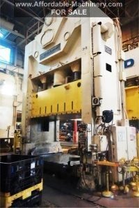 USI Clearing 600 Ton Stamping Press For Sale