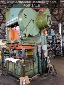 200 Ton Capacity Niagara Gap Frame Press For Sale