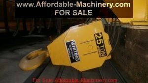 25 Ton Capacity Whiting Overhead Bridge Crane For Sale