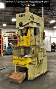 75 Ton Capacity Aida Single-Point Gap Frame Press For Sale - Used