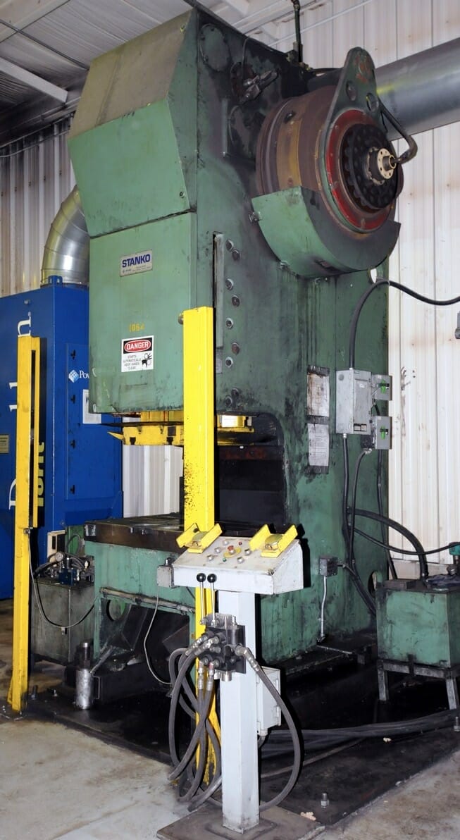 160 Ton Stanko Gap Frame Press For Sale